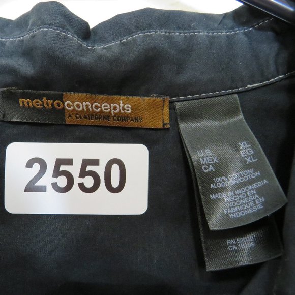 Metro Concepts* Men's Short Sleeve Button Down Straight Hem Pocket Shirt~ XL - Picture 3 of 11